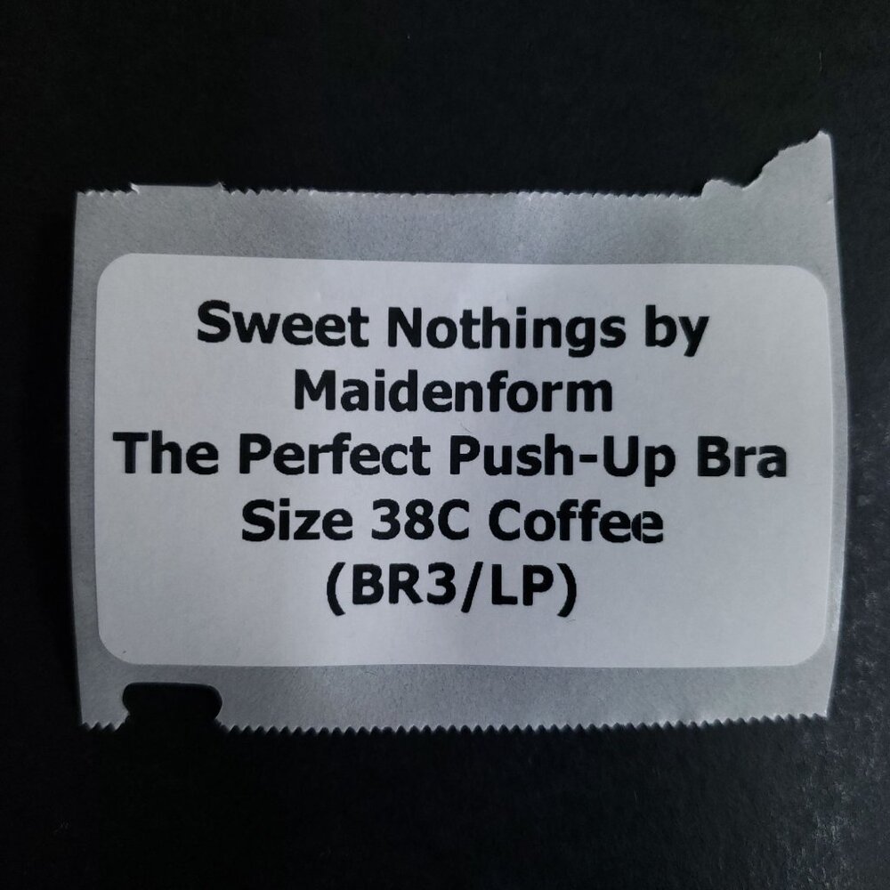 Sweet Nothings By Maidenform The Perfect Push-Up Bra 38C Coffee Brown Everyday - Picture 6 of 6